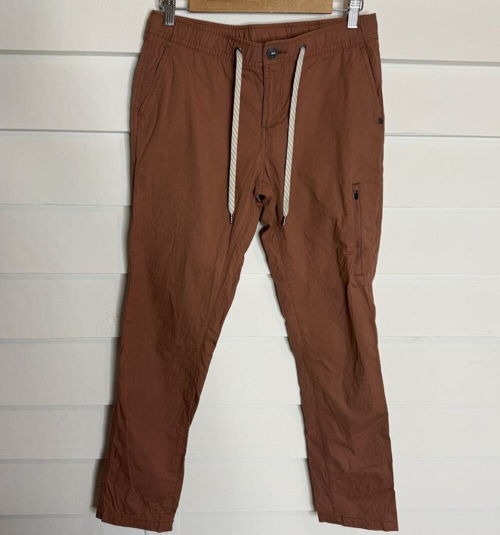 VUORI Ripstop Pant Women's Copper Drawstring Tapered Pants Small